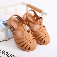 classic children sandals summer baby girls toddler non slip soft hollow casual kids shoes beach shoes boys casual roman slippers