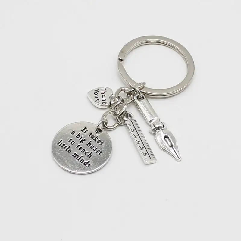 Винтажный брелок для сигарет линейка Apple ABC подвеска книга ювелирное изделие