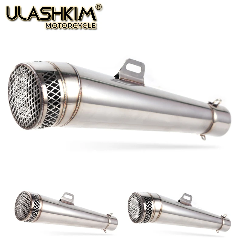 

Universal Motorcycle Exhaust Escape 36-51mm Contact Link Middle Pipe Parts For Xmax300 FZ800 Ninja400 GSX150R G310R Z900 Smax