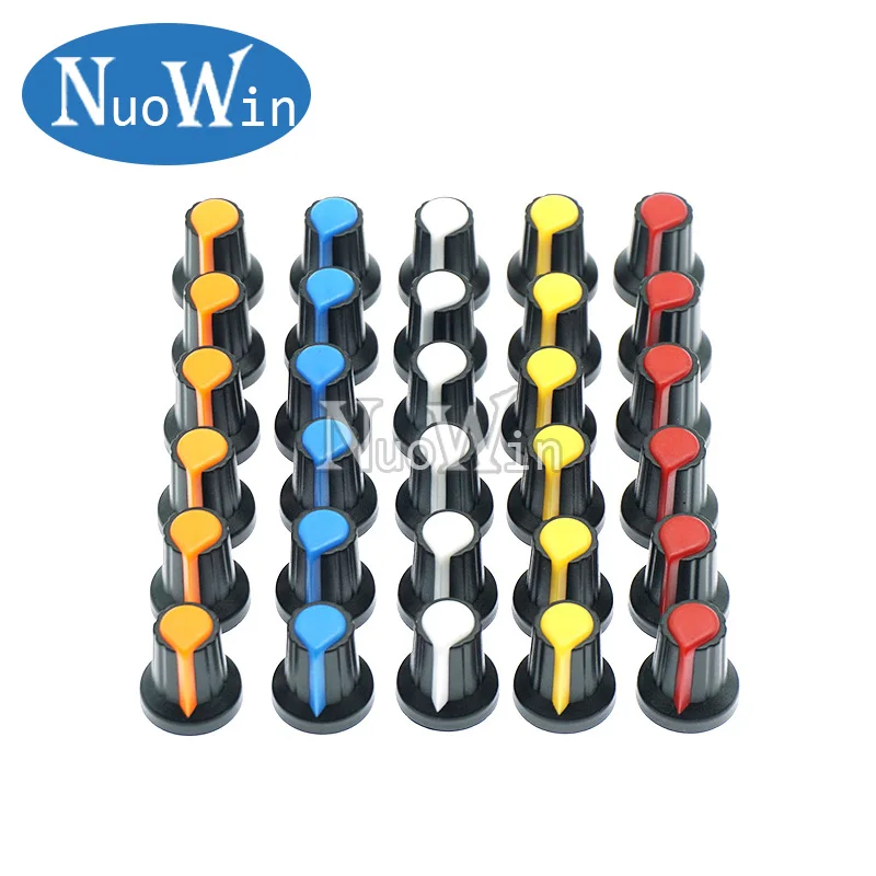20pcs WH148 potentiometer knob cap Yellow Orange Blue White Red Green 15X17mm AG2 knob
20pcs WH148 potentiometer knob cap Yellow Orange Blue White Red Green 15X17mm AG2 knob