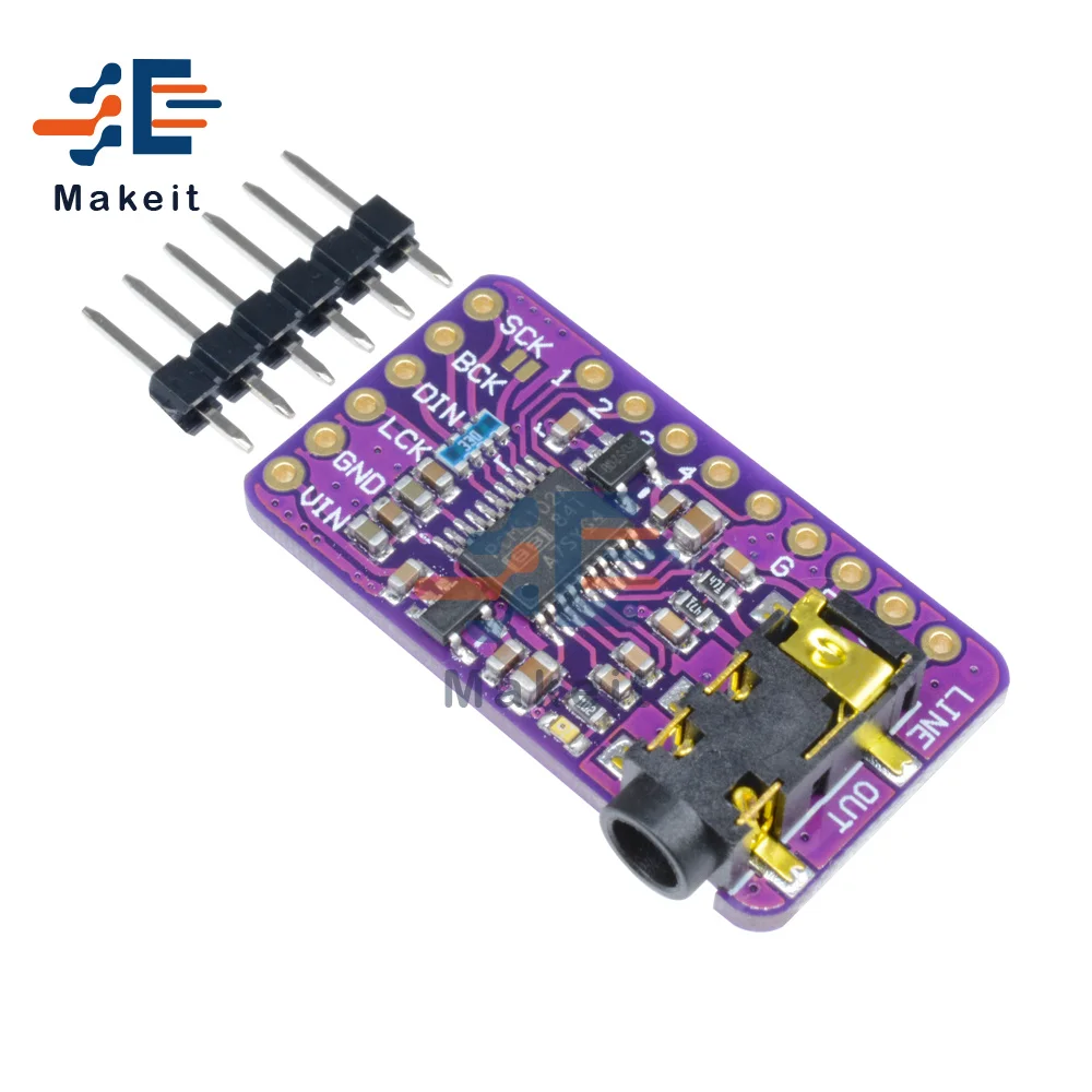 Модуль декодера ЦАП PCM5102 цифровой аудиоплеер с интерфейсом I2S для форматов Raspberry Pi