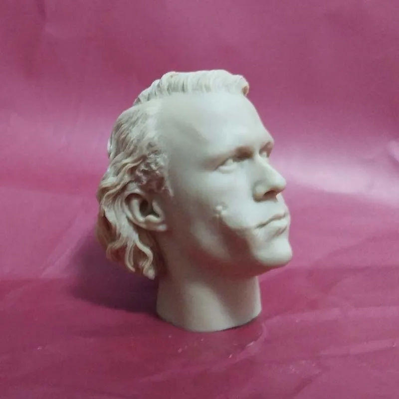 1/6 масштаб Adam Gu Неокрашенная голова Джокера Высококачественная Мужская солдата