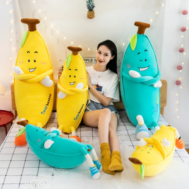 

Creative Fruit Plush Toy Banana Man Doll Sofa Cushion Sleeping Pillow Home Decoration Photography Props Child Birthday Gift