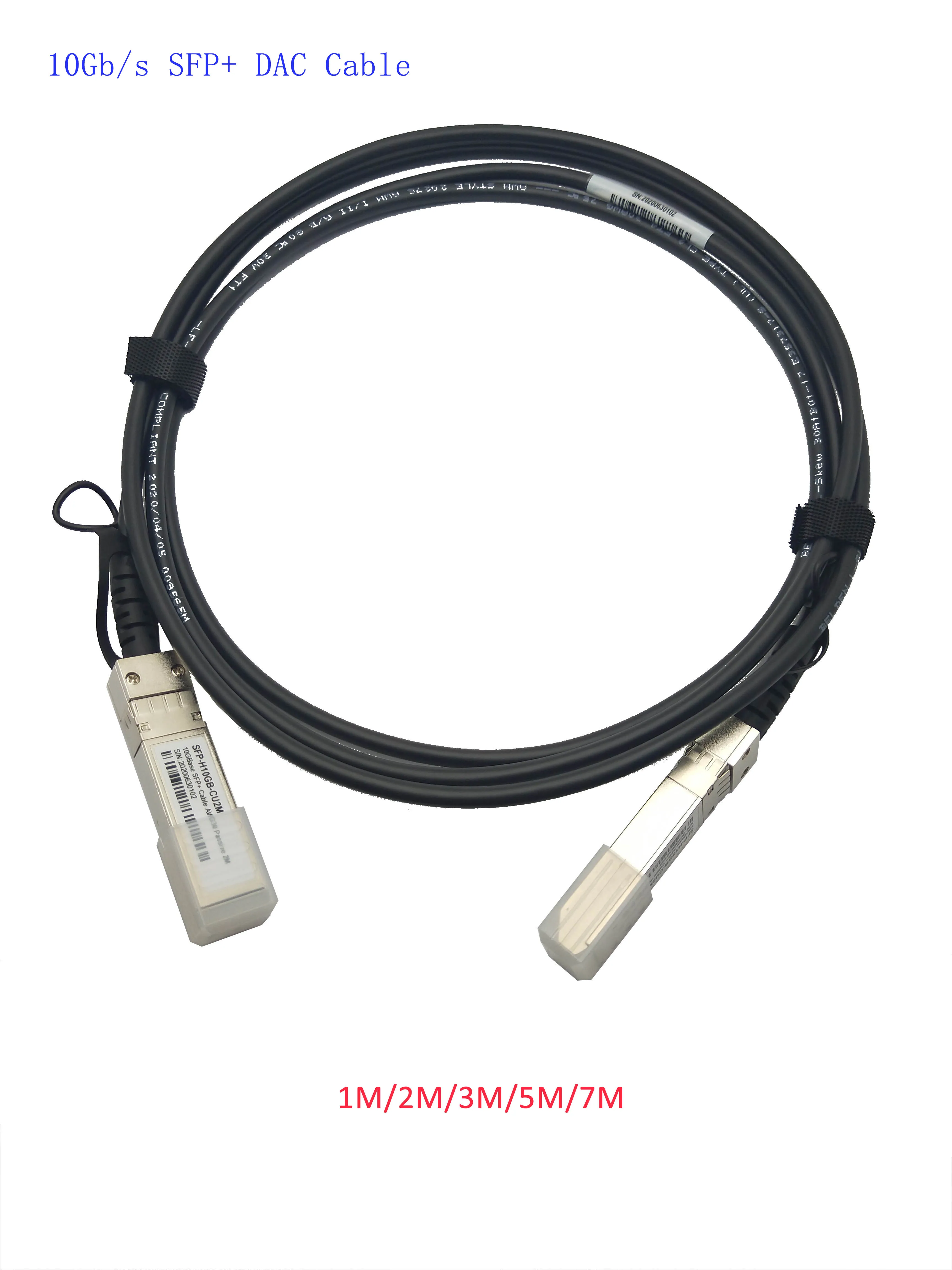 Пассивный кабель SFP + DAC 10 ГБ совместим с Cisco SFP-H10GB-CU2M Ubiquiti Intel Mikrotik Netgear D-Link 1 м 2 5 |