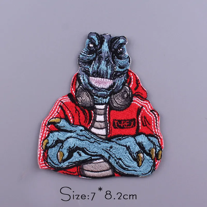 Нашивка с динозавром Парк Юрского периода вышитые нашивки для одежды нашивка