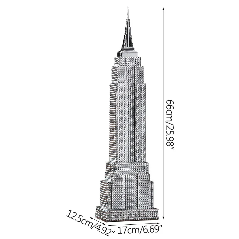 

Electroplating Famous Tower Figurine Miniature Model Modern Art Resin Building Figurine Home Decoration Accessories Room Decor