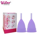 Чашка Женская менструальная из медицинского силикона, многоразовая, 2 шт.