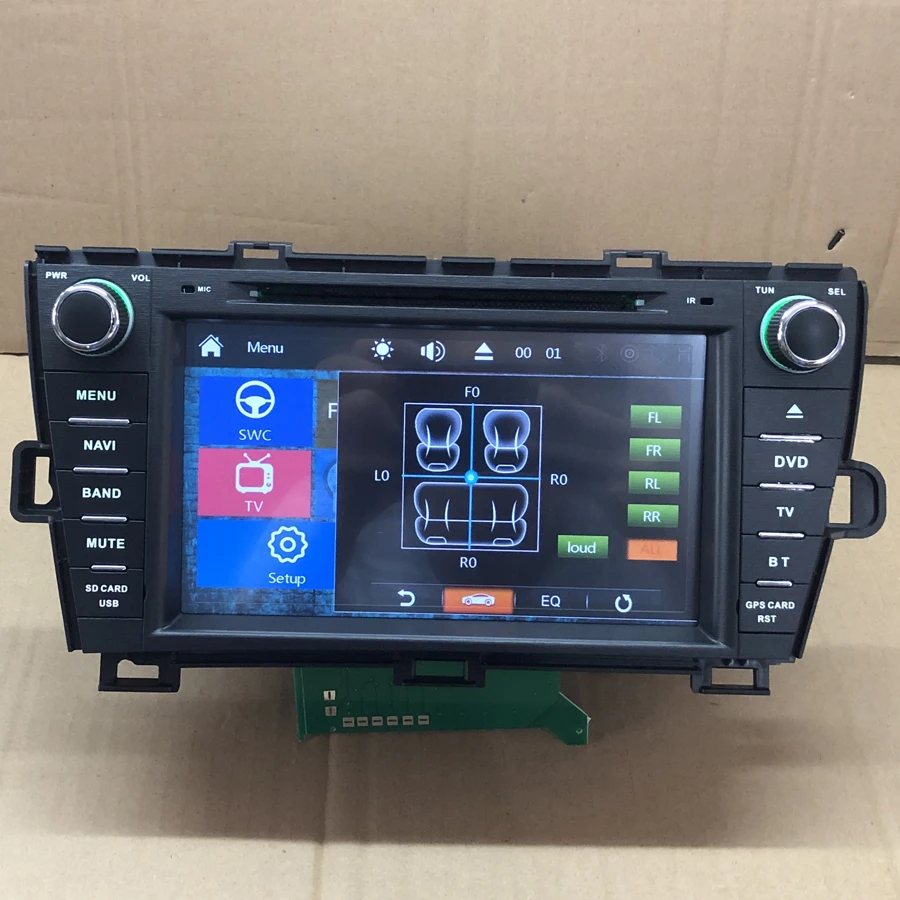 BYNCG 8inch 2Din Car DVD Player FOR TOYOTA prius 2009 2012 GPS Navigation in Dash PC Stereo TV gps Radio BT SD USB|Автомагнитолы| |