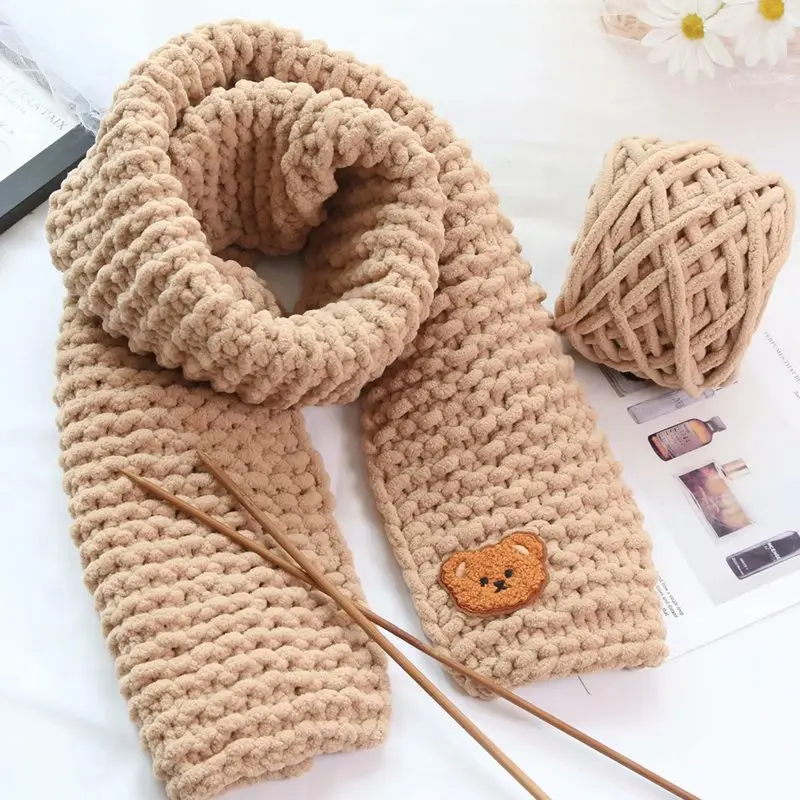 100 г/1 шт. синель бархатная пряжа хлопок Детская шерсть своими руками рандое