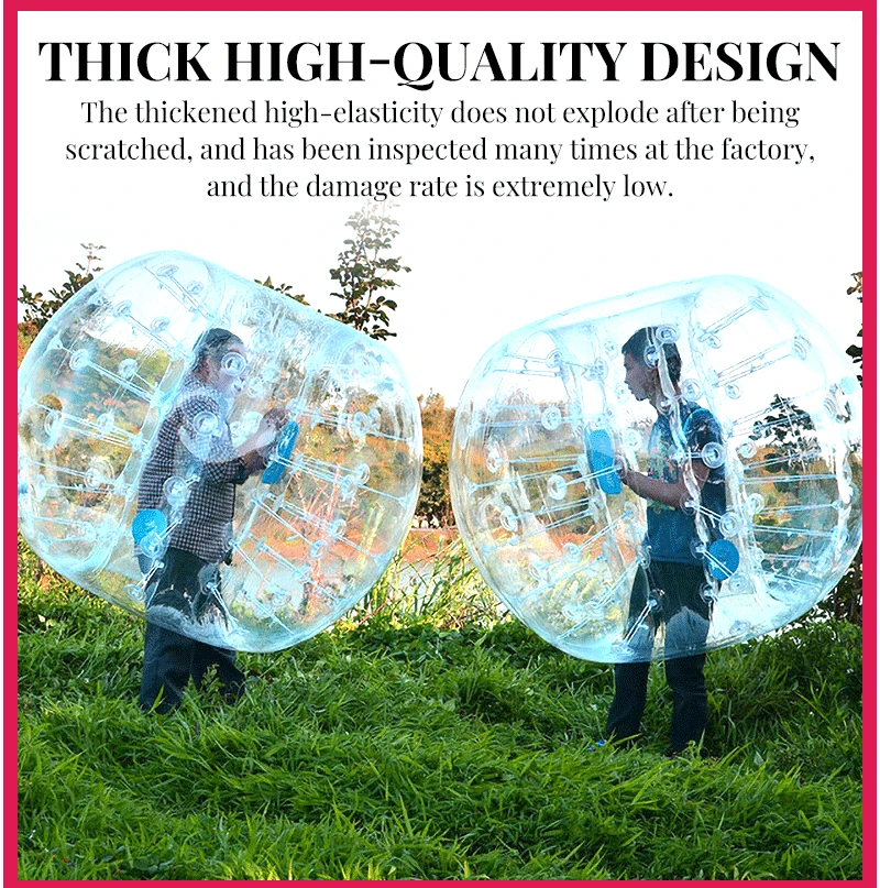 

Kids Inflatable Bumper Balls Grassland Competitive Collision Ball Fun Games Body Space Rolling Ball Outdoor Entertainment Toys