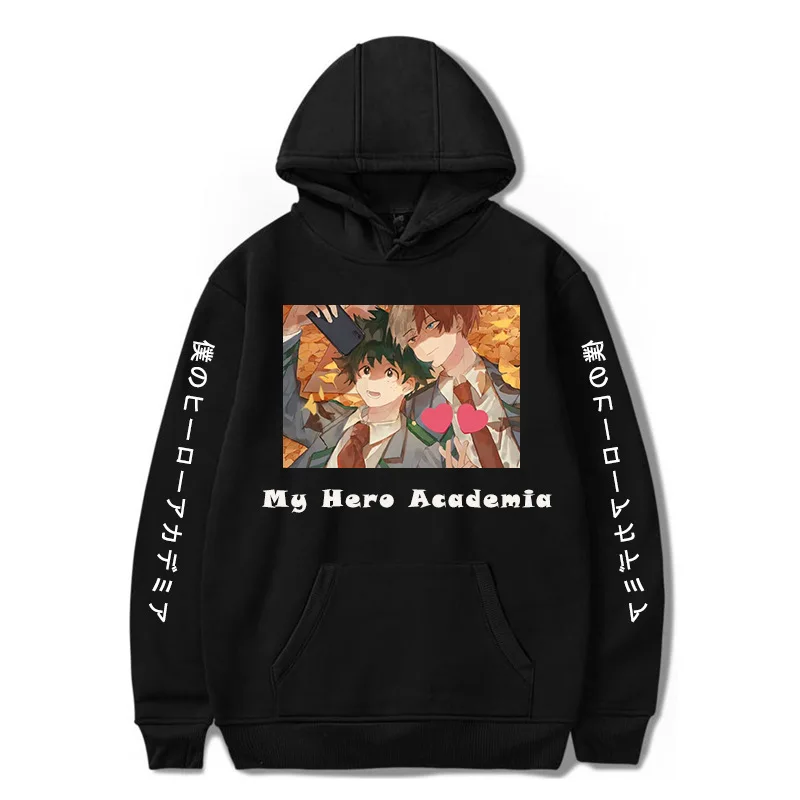 

New Anime My Hero Academy Todoroki Dabi Hoodie Men/Women Casual Student Sweatshirt Streetwear Harajuku Unisex Pullover Tees Tops