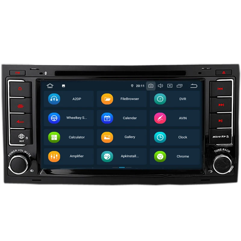 COIKA 7 &quotAndroid 9 0 система автомобильный DVD головное устройство для Volkswagen Touareg 2004-2011 с
