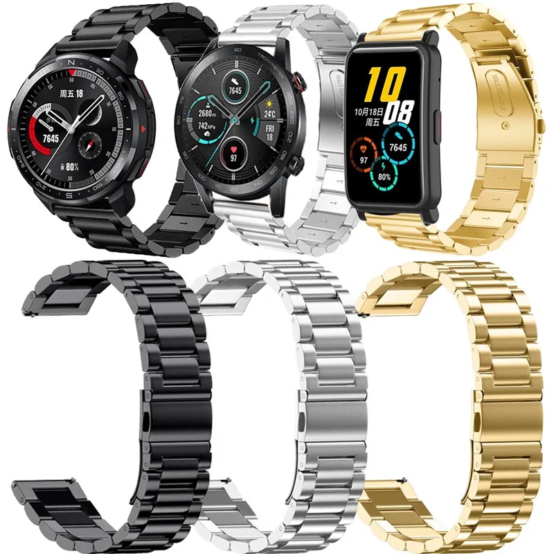 

Bracelet For Honor GS Pro Strap Stainless Steel Watchband Honor Magic 2 46mm Wristband