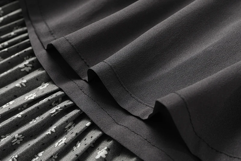 

[EAM] Women Pattern Printed Bandage Midi Dress New V-Neck Long Puff Sleeve Loose Fit Fashion Tide Spring Autumn 2021 1DD4912