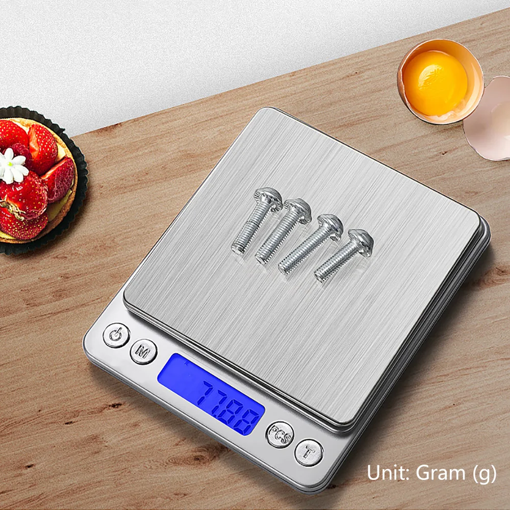 

0.01g/0.1g Precision LCD Digital Scales 500g/3000g Mini Electronic Grams Weight Balance Scale For Tea Baking Weighing Scale