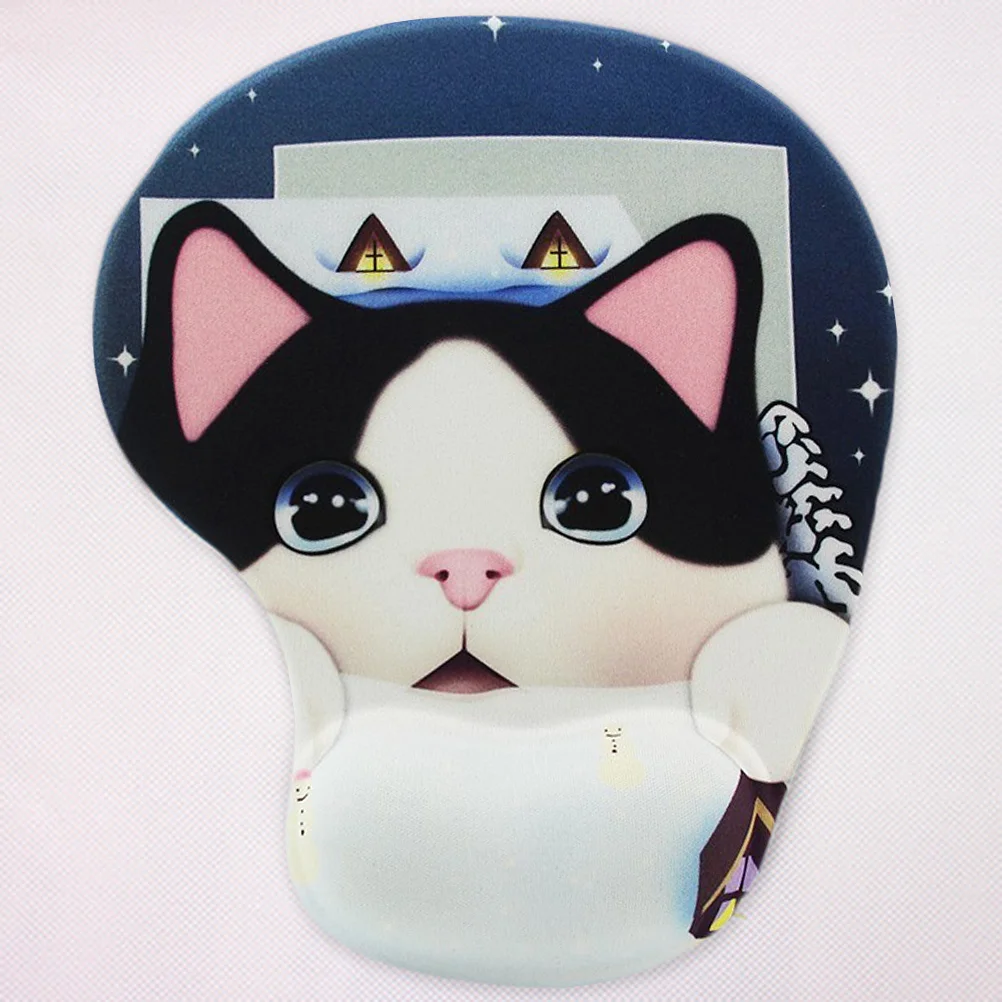 

Cartoon Cushion Silicone Pad Wrist Protector Adorable Mat for Home Office