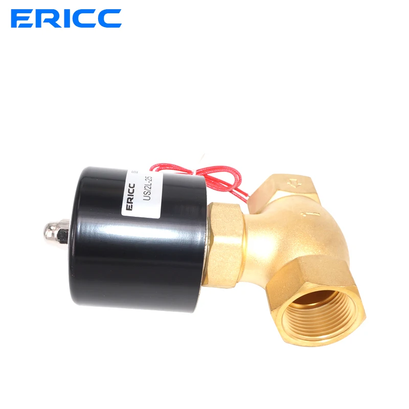 Американский/2L 1/4 &quot3/8" 1/2 &quot3/4" 1 "обычно закрытый латунный Электрический