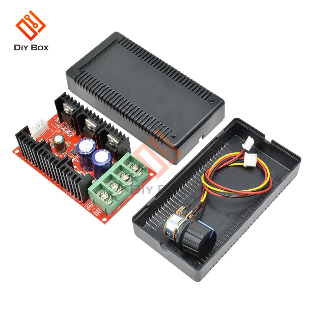 2000W 40A контроллер скорости двигателя постоянного тока DC 12V 24V PWM HHO RC автомобильный вентилятор регулятор скорости регулируемый регулятор мощности мягкий пусковой переключатель