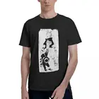 Винтажная Мужская футболка Uchiha Sasuke Rock Lee с круглым вырезом, футболка из чистого хлопка с коротким рукавом, летняя одежда