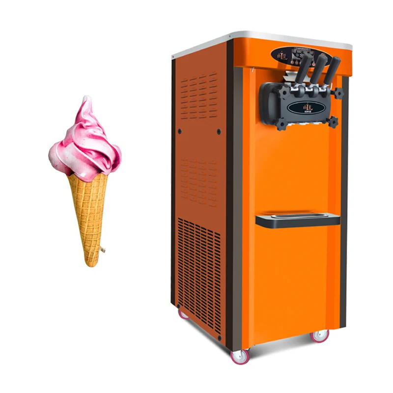 

Soft Ice Cream Machine Commercial 220V110V Vertical Make Ice Cream Intelligent Sweetener Ice Cream Maker