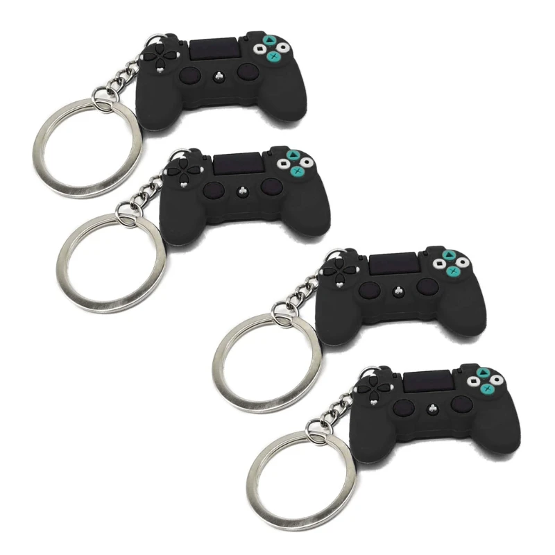 4 шт. долговечная ПВХ Видео игровой контроллер ручка кулон брелок игрок для игры в