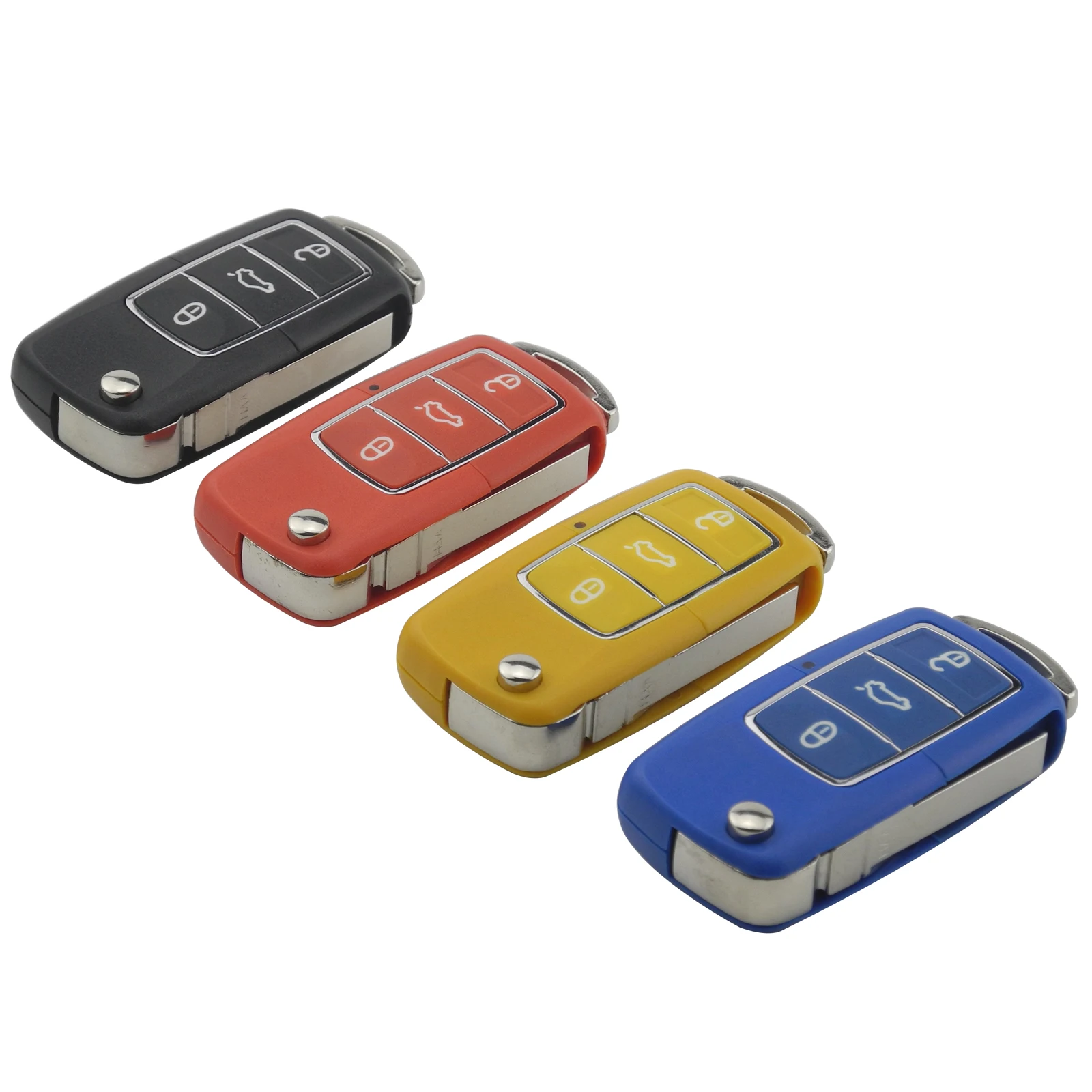 Крышка автомобильного ключа для Volkswagen Vw Seat Skoda Jetta Golf Passat Beetle Polo Bora 3 кнопки сменный