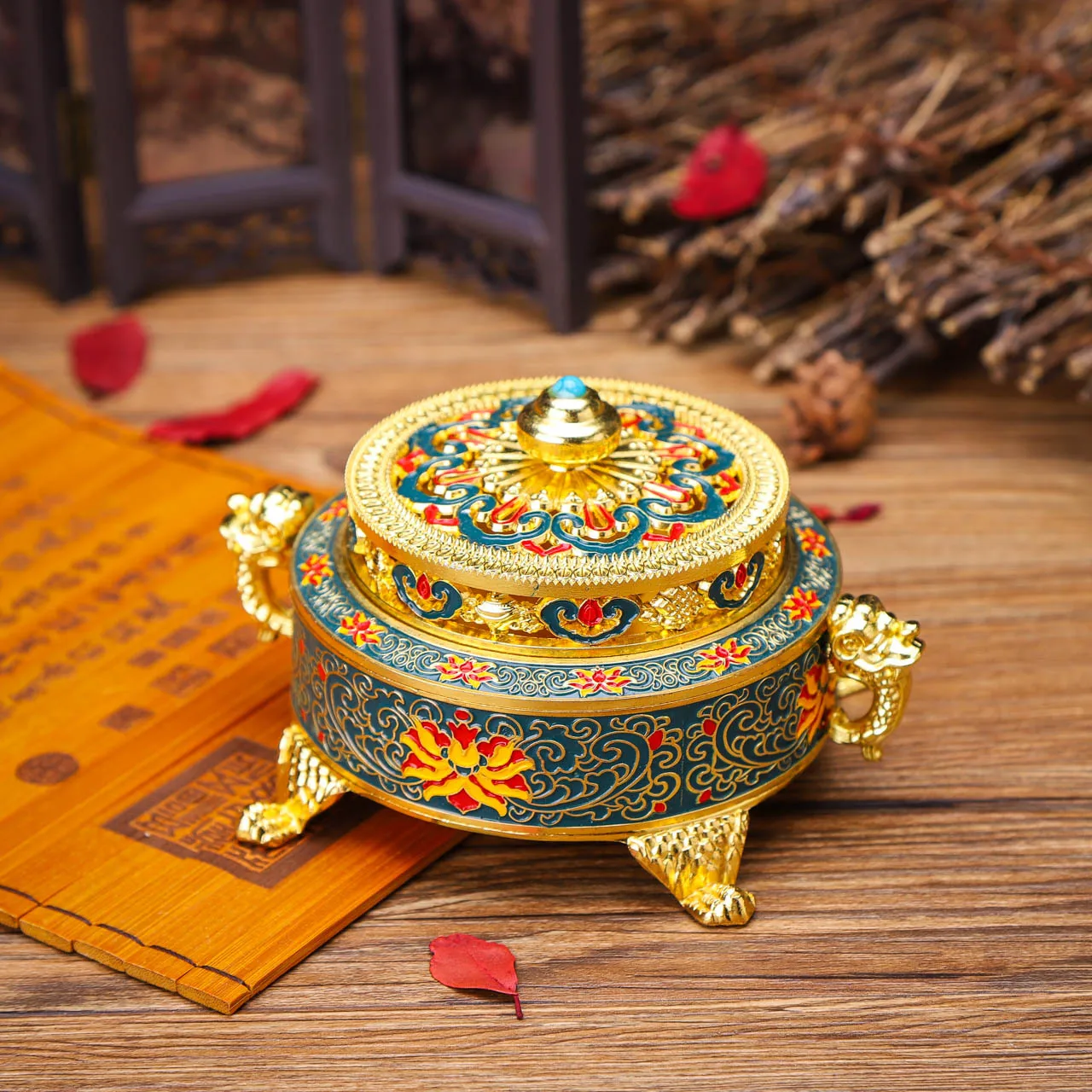 Ароматическая горелка из сплава медитация принадлежности для комнаты украшение