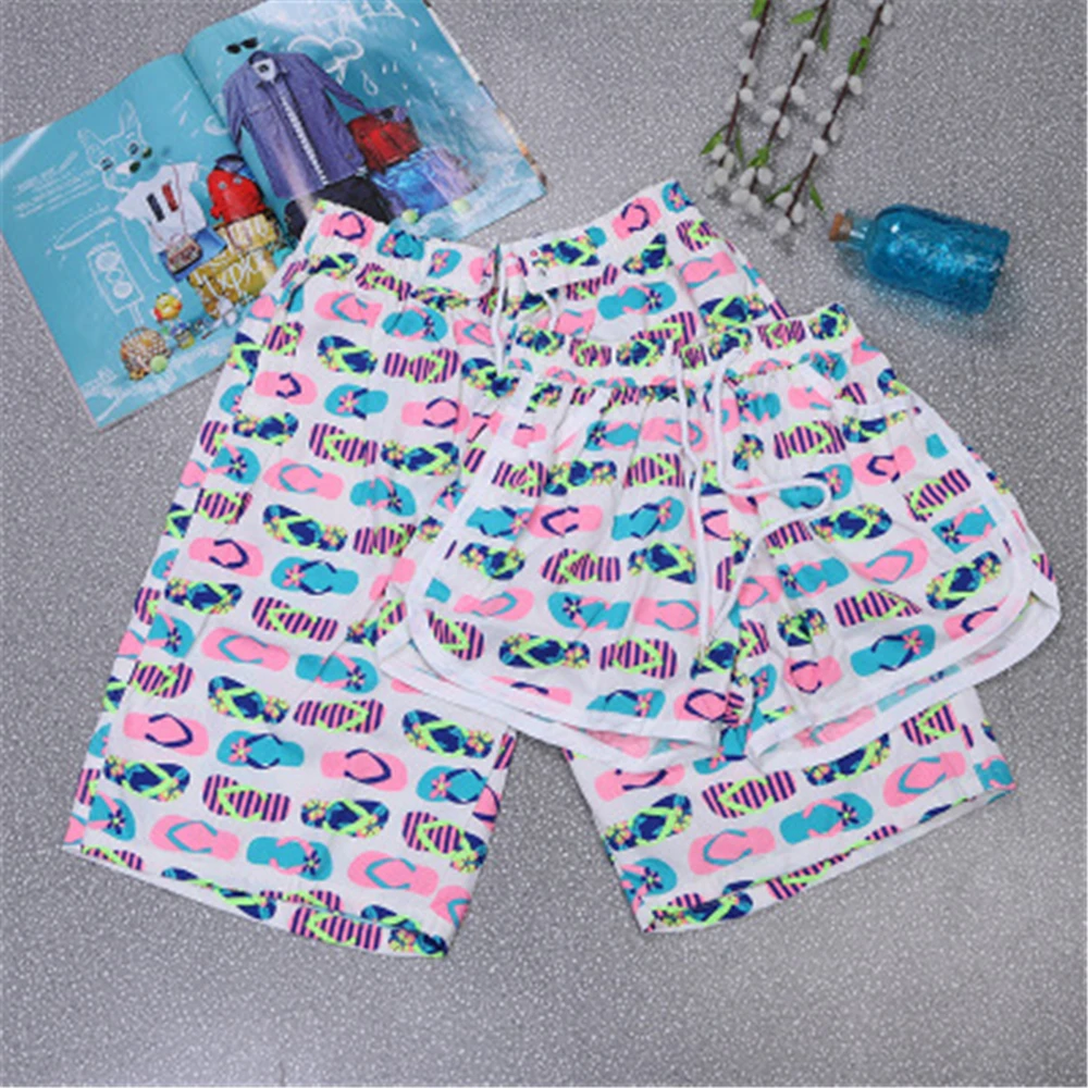 Корейские пляжные брюки для пар повседневные шорты мужчин и женщин скорость