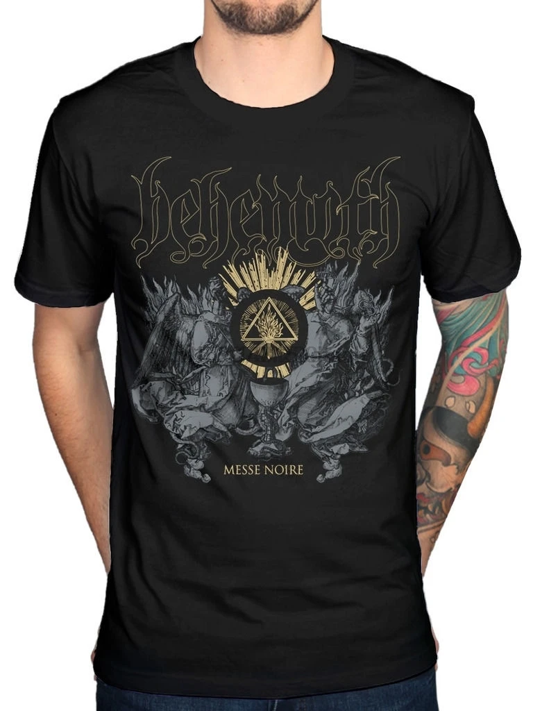 Behemoth Messe Noire футболка унисекс сатанист Evangelion Album Merch футболки брендовая одежда