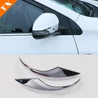 Для Toyota Aqua 2014-2017 2018 2019 ABS хромированные аксессуары Боковая дверь автомобиля поворотное зеркало заднего вида крышка отделка Стайлинг полоски 2 шт.