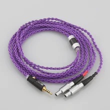 Silver Plated Replacement Audio Upgrade Cable Compatible With HD800S, HD820, HD800 Headphones with 3.5mm 2.5mm 4.4mm