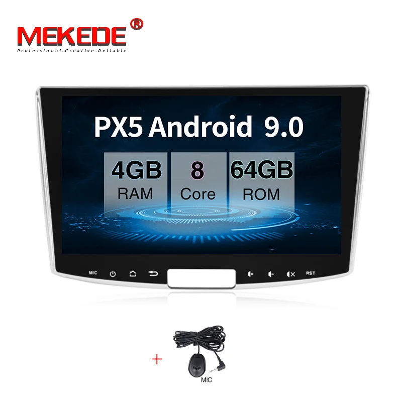 MEKEDE 10," PX30 Android 9,0 автомобильный dvd мультимедийный стерео для Volkswagen VW Passat B6 B7 CC Magotan 2011- gps navi авторадио - Цвет: 64G car dvd