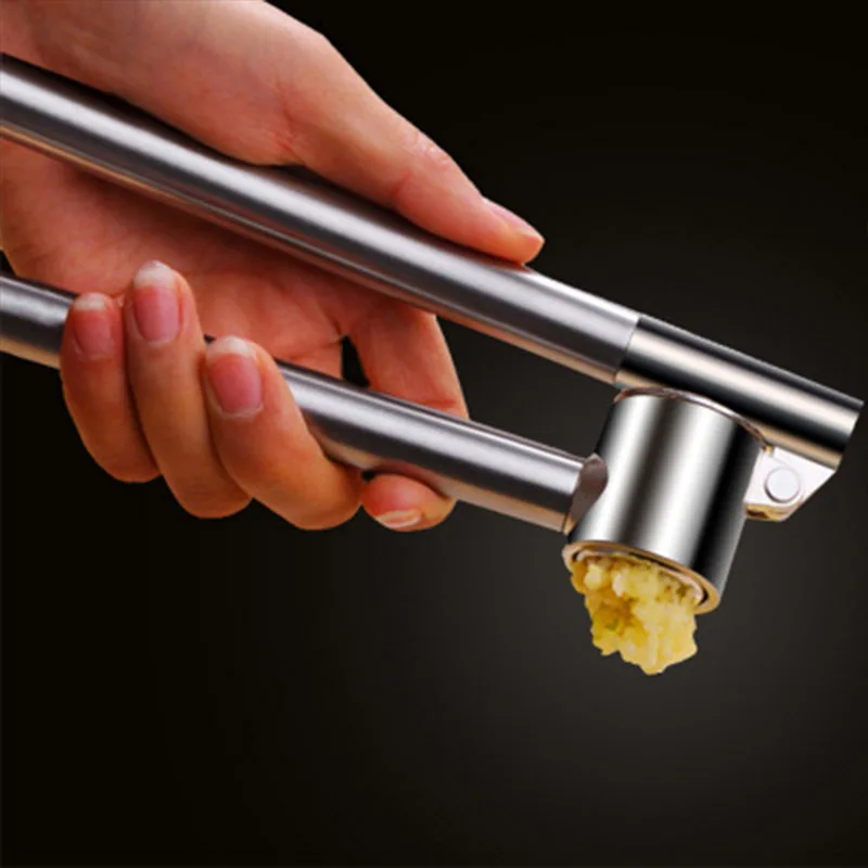 Супер стальная ручная соковыжималка пресс для чеснока дробилка имбиря слайсер