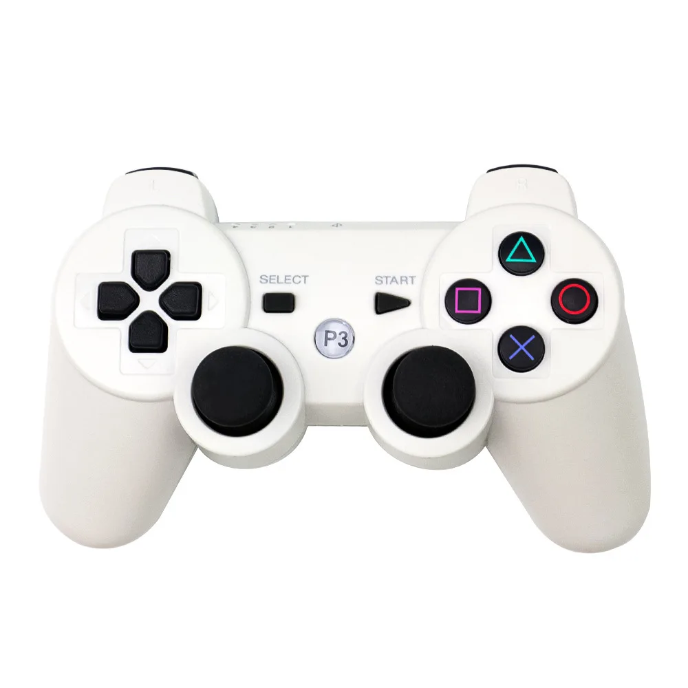 Type 2 White Беспроводной Bluetooth контроллер для sony PS3 геймпад для Play Station 3 джойстик для sony Playstation 3 PC для Dualshock контроллер - Цвет: Type 2 White