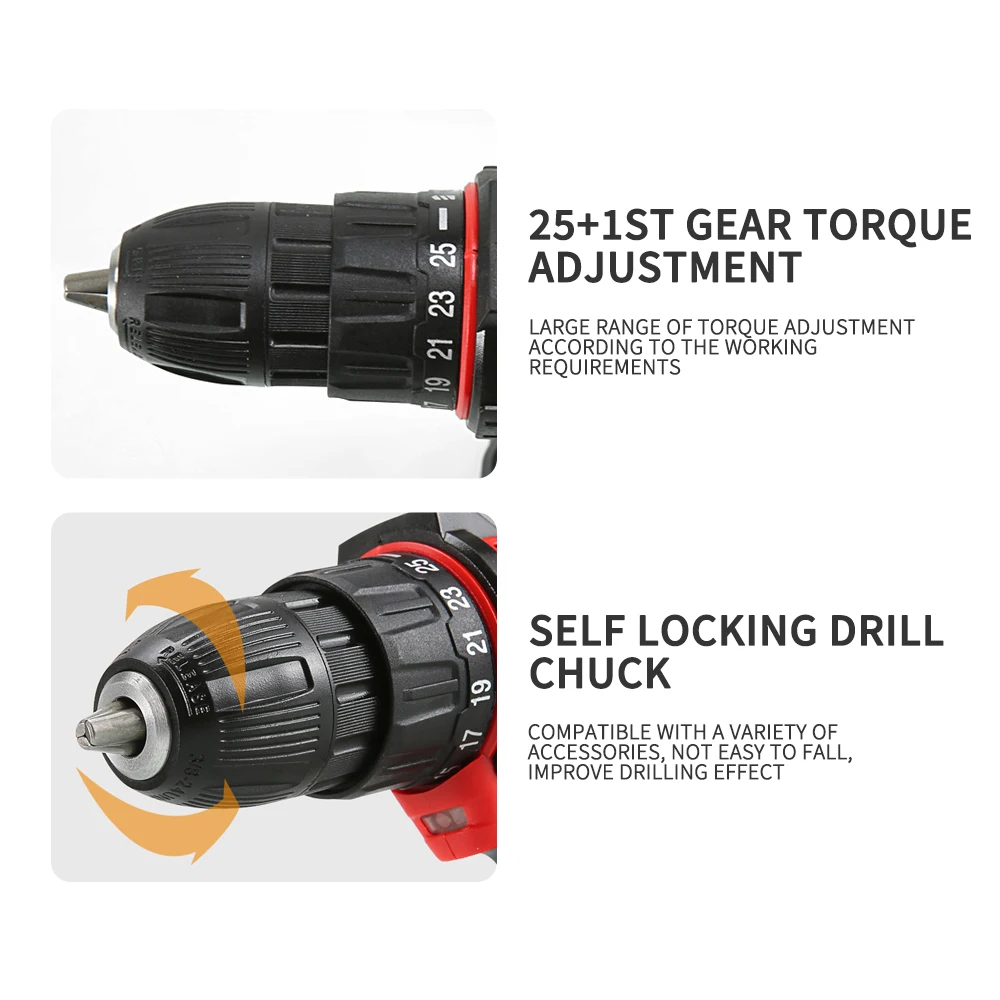 Электрическая отвертка литиевая батарея электрическая дрель перезаряжаемая