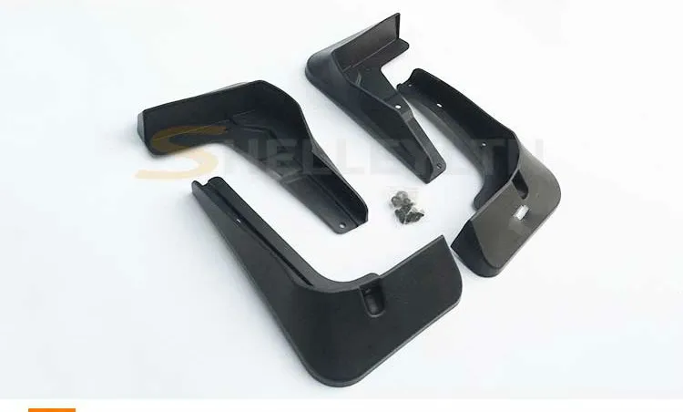 Крыло для автомобиля мягкий брызговик защита от брызг грязезащитный каркас 4 шт.