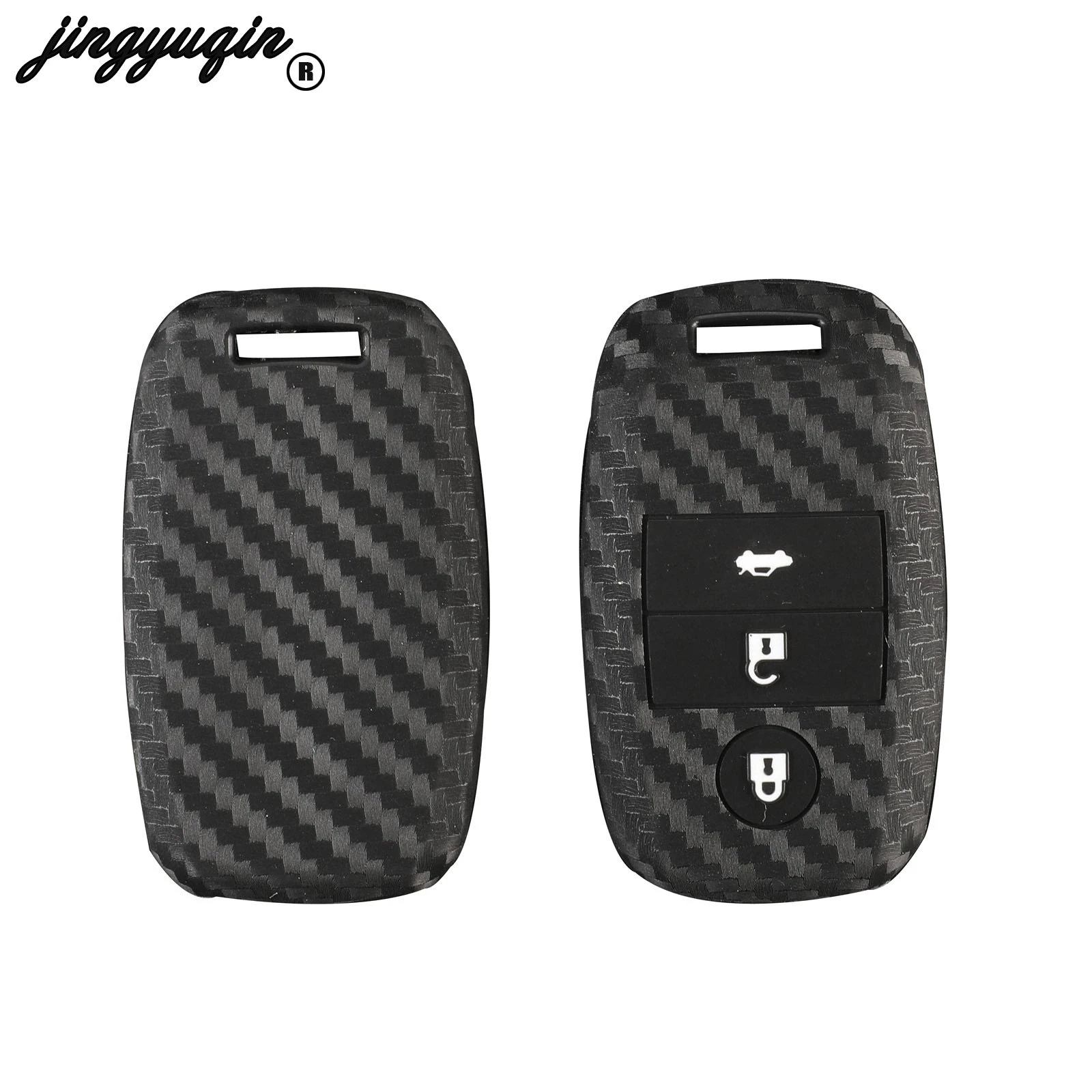 Силиконовый чехол для ключей jingyuqin 3B KIA Rio Soul Sportage Ceed Sorento Cerato K2 K3 K4 K5 Picanto Skin Smart Fob |