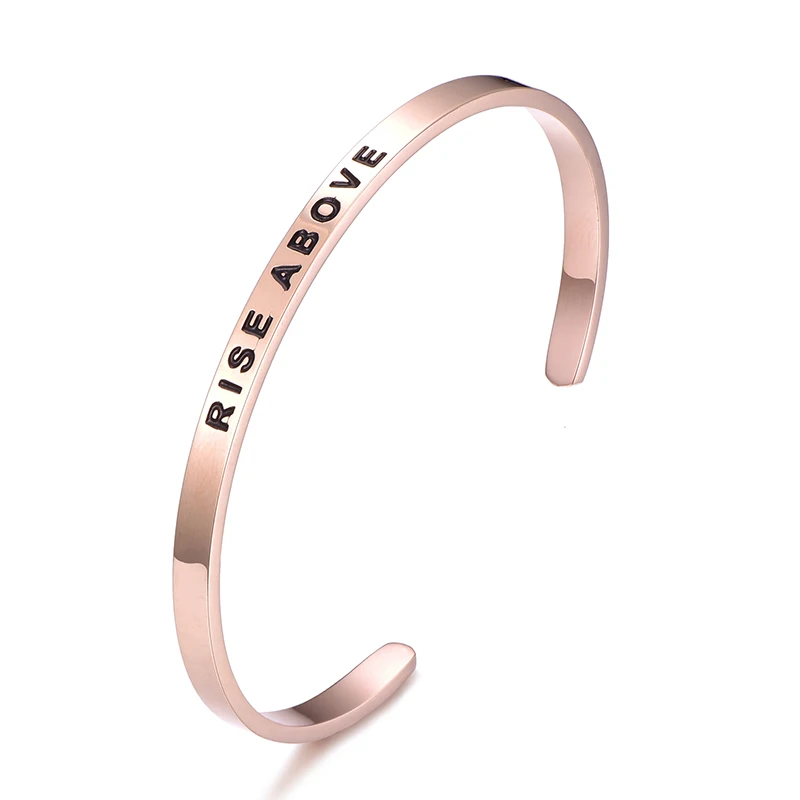 Браслет на запястье женский из нержавеющей стали Серебристый Регулируемый