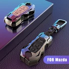 Кожаный чехол для ключей от машины, чехол для Mazda 2, 3, 6, Axela Atenza CX-5, CX5, CX-7, CX-9, 2014, 2015, 2016, аксессуары, брелок для ключей, автостайлинг