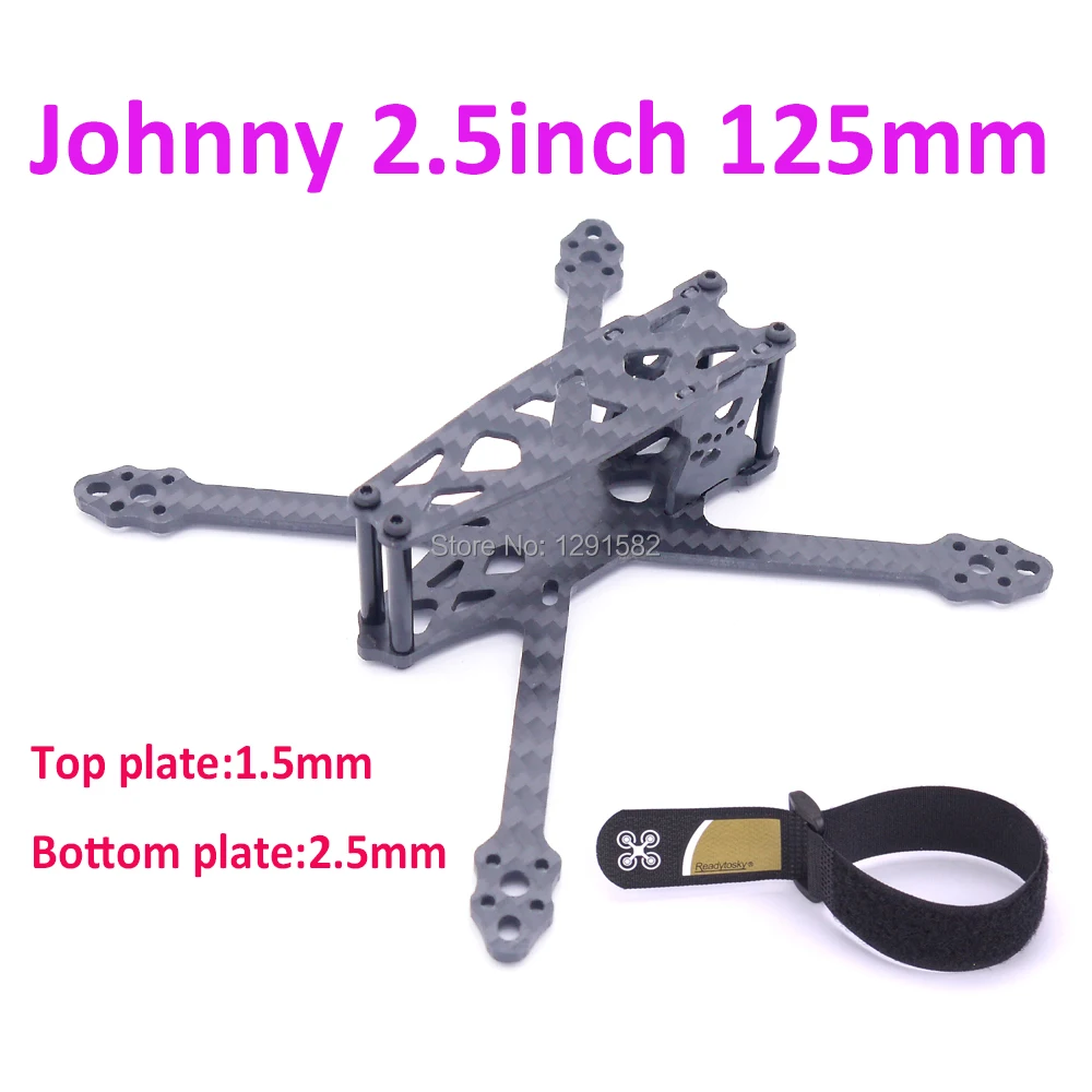 Миниатюрная рамка с 2 5 мм нижней пластиной для FPV Racing Drone kit|Детали и аксессуары| |