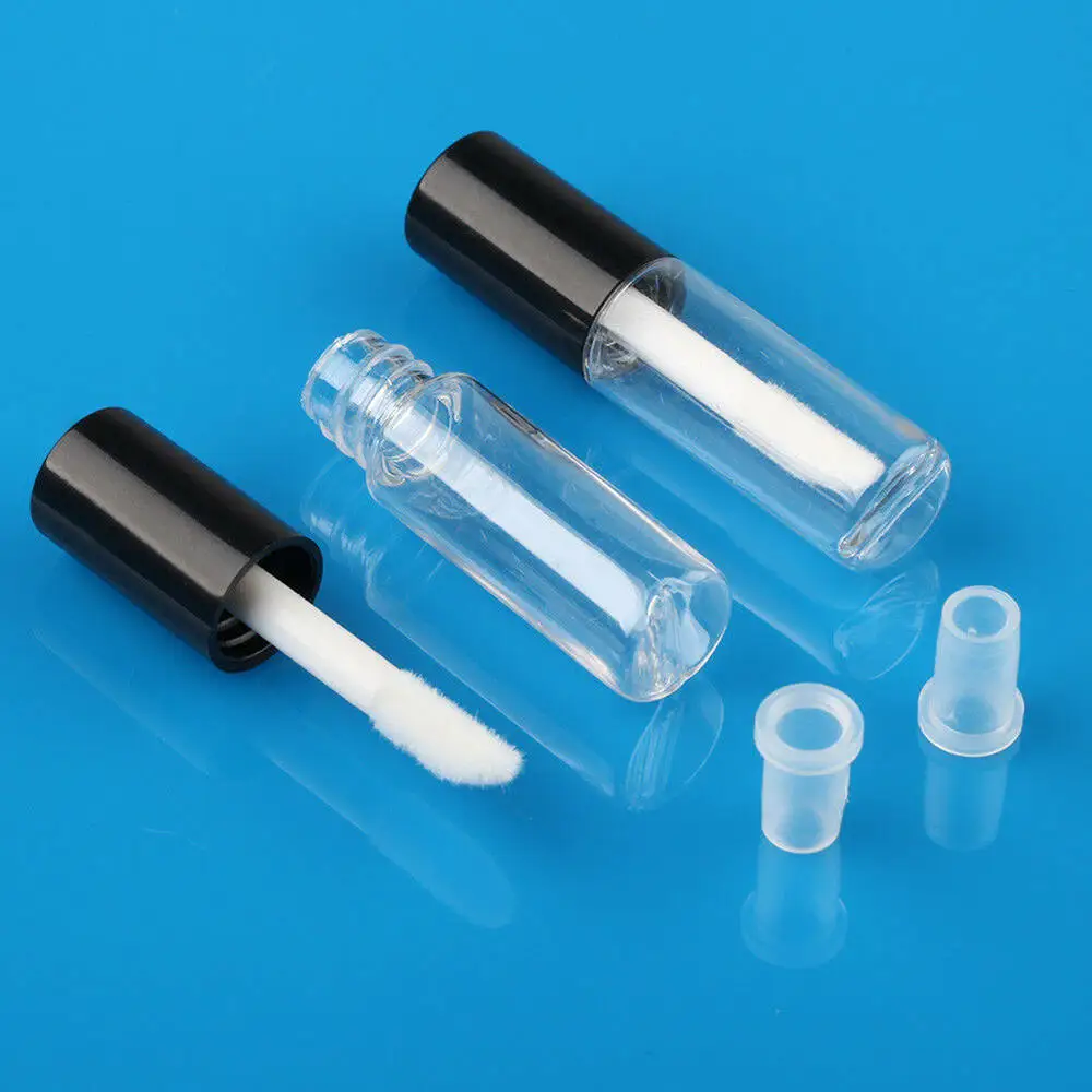 

20pcs Mini Plastic Lip Gloss Tube Small Lipstick Tube with Leakproof Inner Sample Cosmetic Container DIY