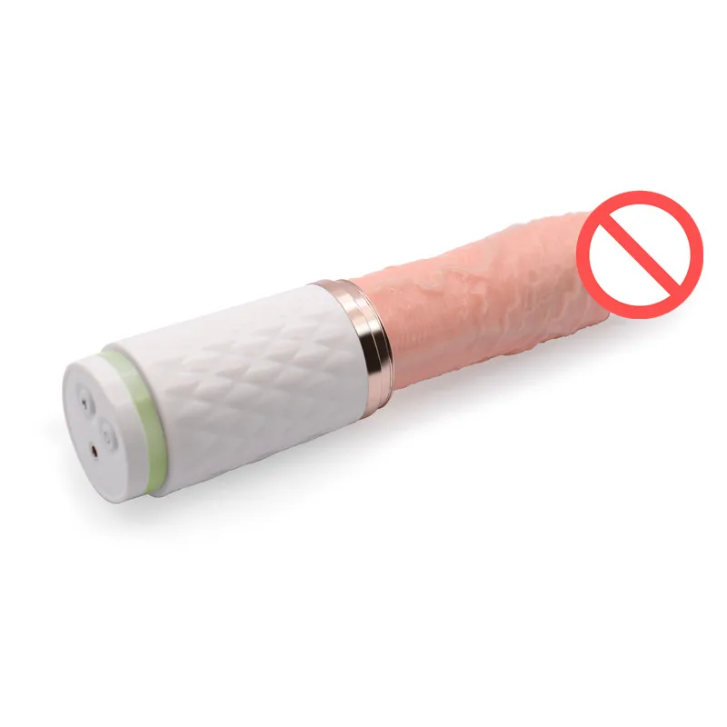 Электрический Телескопический фаллоимитатор вибратор 7 Режимы вибрации