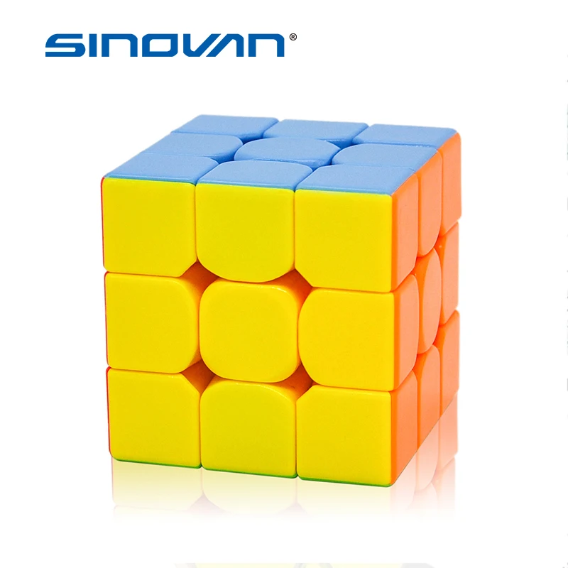 Кубик 3x3x3 Циклон Мальчики Мини-Волшебный куб головоломка кубики Скорость Куб квадратная головоломка без наклеек сложные подарки игрушки для детей