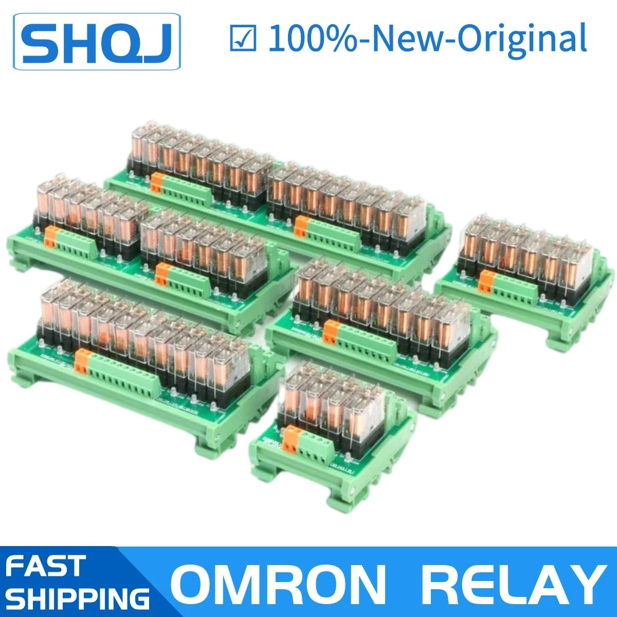 

OMRON Relay module 2/4/6/8/10/12/16 way Switch PNP NPN PLC Amplifier Power Amplifier 5A 16A 12V 24V DC 100% new original