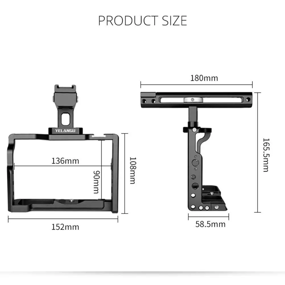 

Camera Cage Photography Camera Video Shooting Kit Suitable for Fuji XT2/XT3 Camera Photographic Video Capture Kit