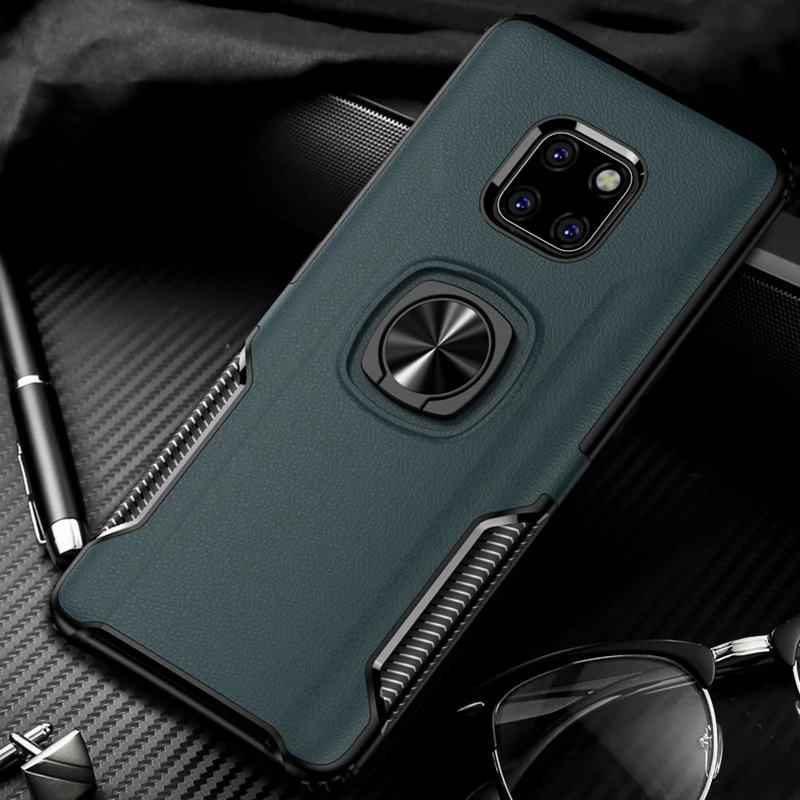 

For huawei mate20 mate20Pro case For hauwei mate 20x metal invisible ring bracket TPU+PC case