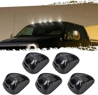 5x cab roof top marker 9 leds running car lights set lamp black smoked lens bulbs signal for truck suv 4x4 room led accessories