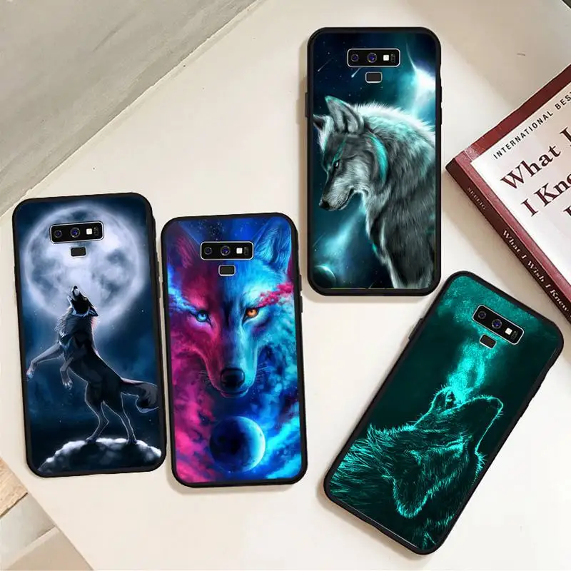 

Wolf Bling horror Phone Case for samsung galaxy a51 a52 a71 a50 a12 a72 a21s a70 s21 s20 fe s10 note 20 10 ultra plus coque