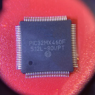 

5pcs/lot PIC32MX460F512L-80I/PT PIC32MX460F512L TQFP64