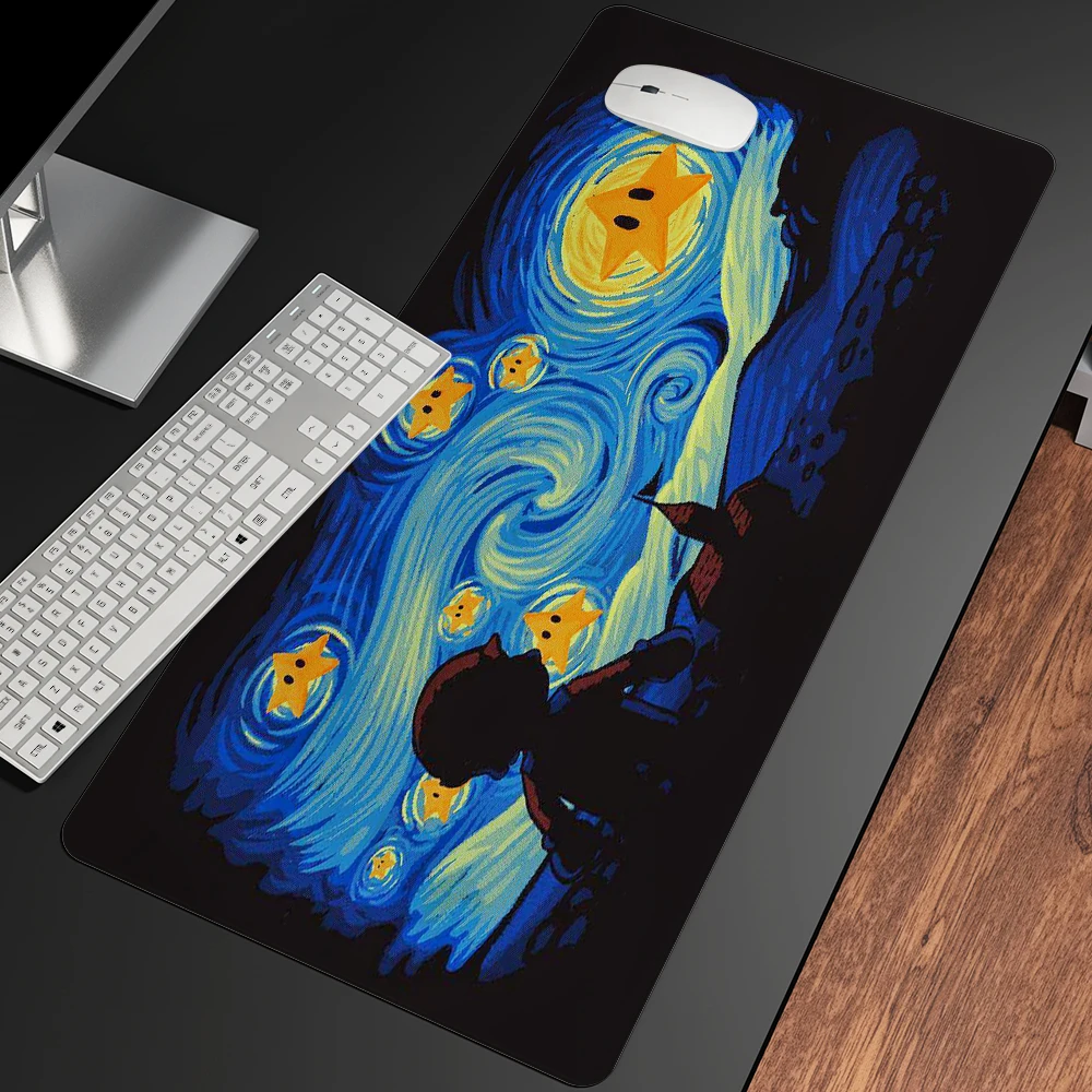 xxl van gogh mouse pad 80x30cm notbook computer mousepad large arting game keyboard mice mat gaming gamer to keyboard laptop mat free global shipping